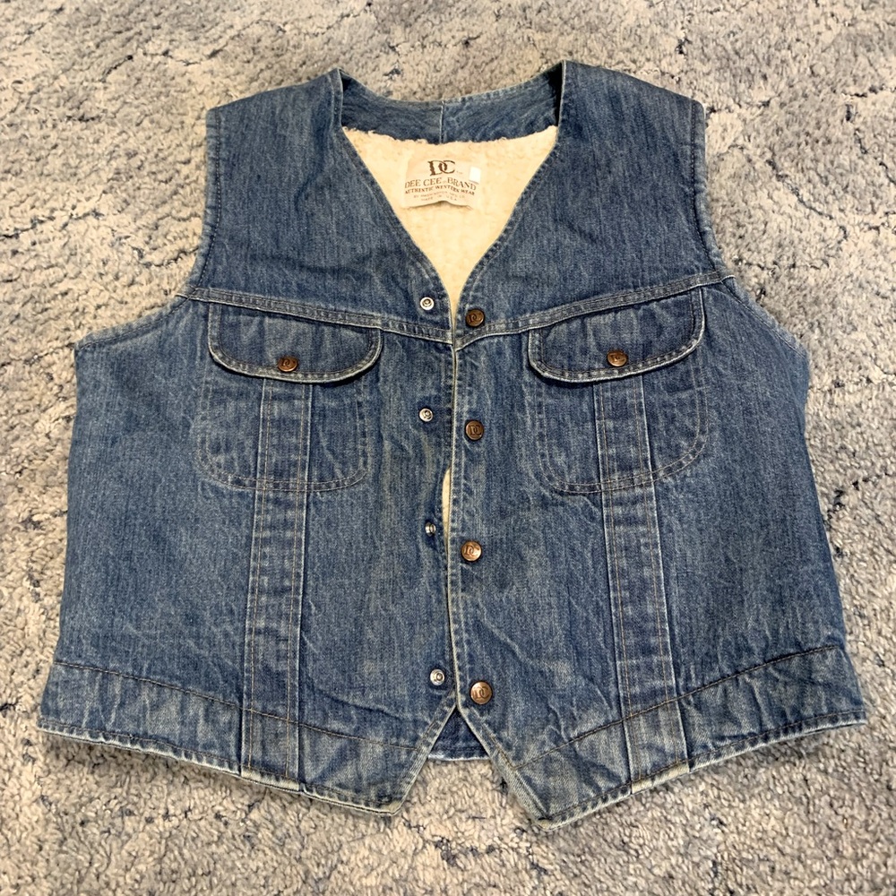 Vintage Dee Cee Denim Vest